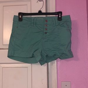 Teal Shorts